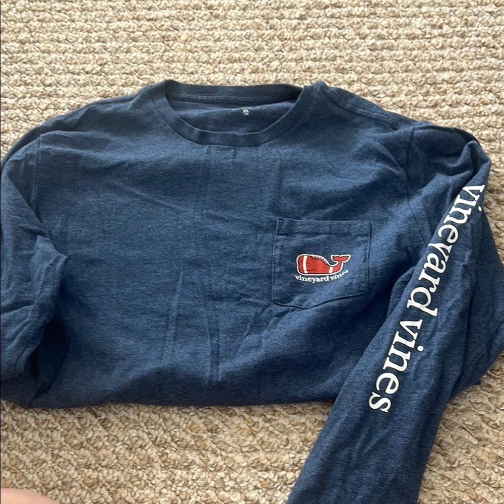 Vineyard Vines Football Tee
